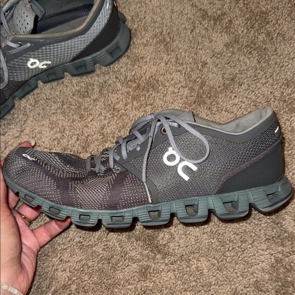 On Running Gray Athletic Shoes - Picture 2 of 4